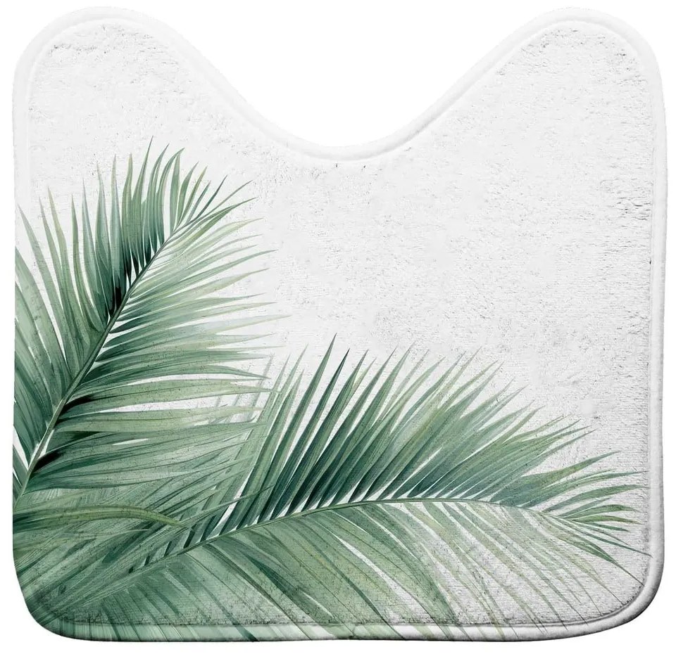 Fehér-zöld fürdőszobai kilépő WC-hez 45x45 cm Havane – douceur d'intérieur