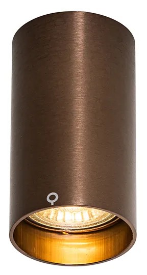 Modern spotlámpa sötét bronz 5,5 cm - Tuba