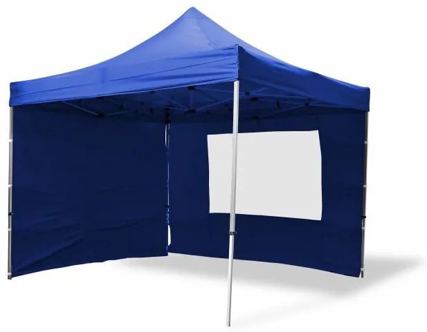 GARTHEN Kerti pavilon PROFI 3 x 3 m + 4 oldalfallal kék