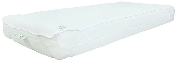 EMI fehér vízhatlan lepedő a sarkakon gumiszalaggal, 140x200-as lap