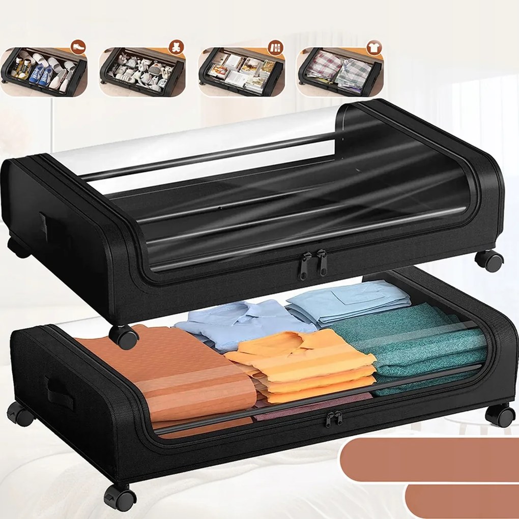 Ágy Alatti Tároló Rendszerező Ágy Alatti Huzat Ágynemű Paplan