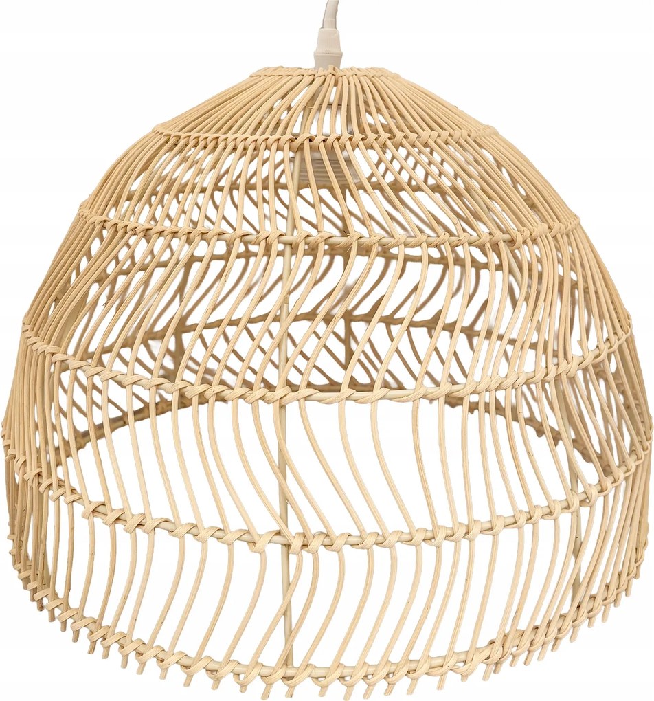 Boho Asztal Fölé Akasztható Mennyezeti Lámpa Természetes nappaliba nagy 36cm