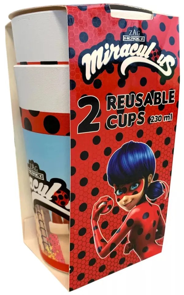 Katicabogár és Fekete macska kalandjai Hero műanyag pohár 2 db-os szett 230 ml
