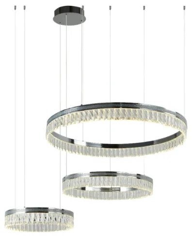 LED dimmelhető kábeles kristálycsillár THALIA LED/120W/230V 3000-6000K + távirányító