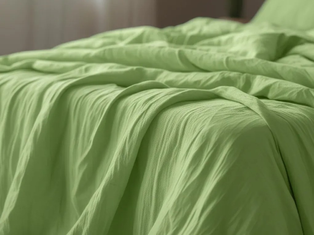 Muszlin ágyneműhuzat MUSSARI világoszöld Ágyneműhuzat mérete: 70 x 90 cm | 140 x 200 cm