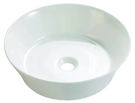 Bathco 4086 - VOLTA ráépíthető mosdó Ø 35 cm porcelán/fehér