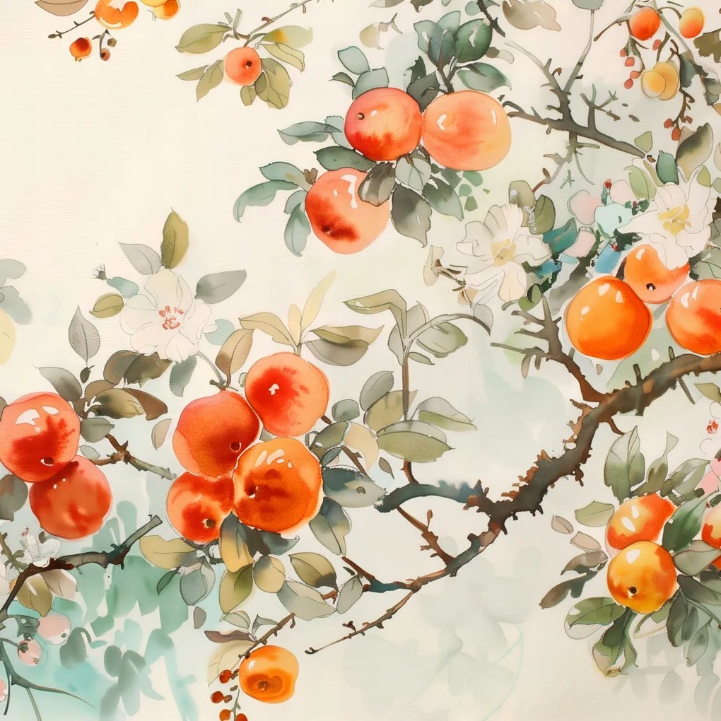 Poszter 90x90cm Persimonok