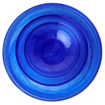 18 részes étkészlet kék/üveg