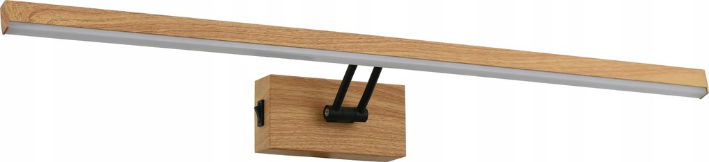 Lester LED-es fali lámpa kapcsolóval, fa utánzat