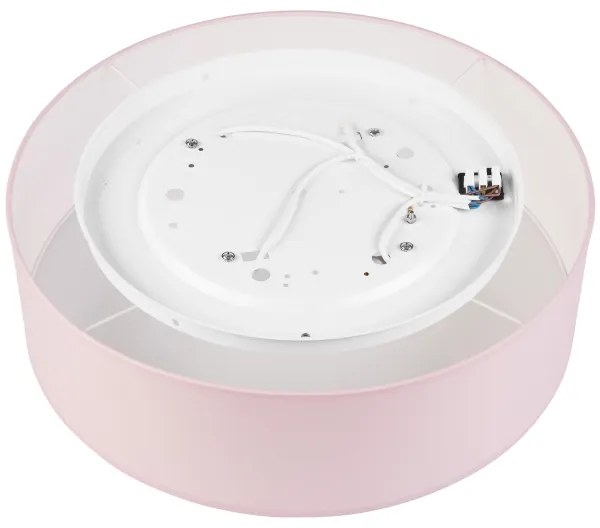 Mennyezeti lámpa SIRJA PASTEL DOUBLE 4xE27/15W/230V átm. 45 cm rózsaszín