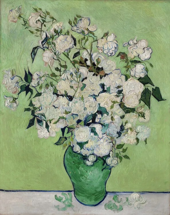 Reprodukció Roses (1890), Vincent van Gogh