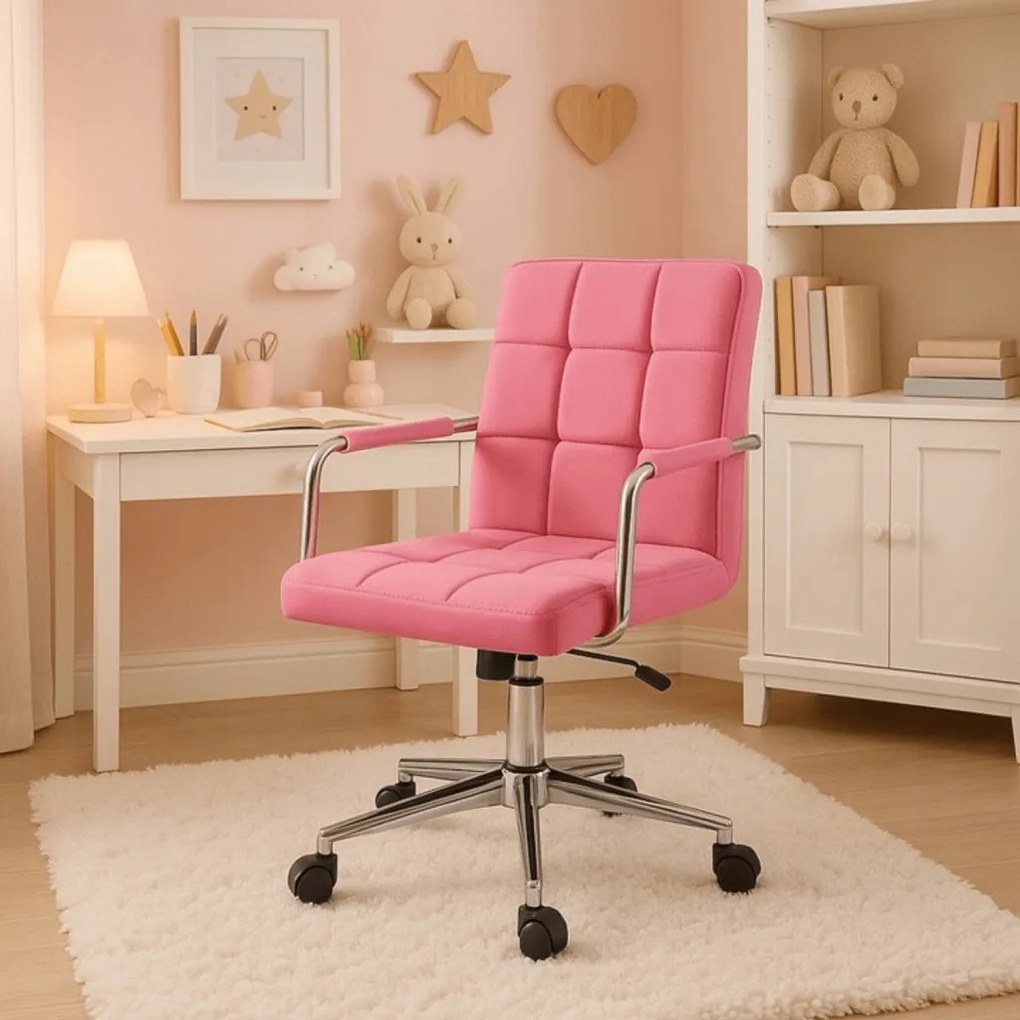 Junior Forgószék Rózsaszín Színben. ASTRO