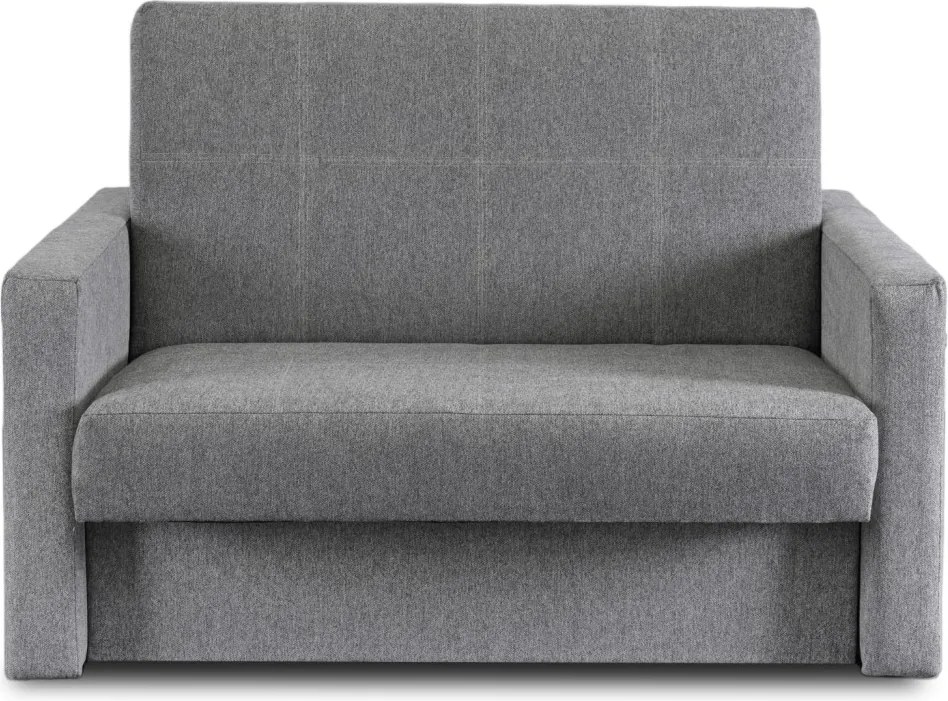 2 db-os szett, kétszemélyes ágyazható fotel szürke színben MILAN 2