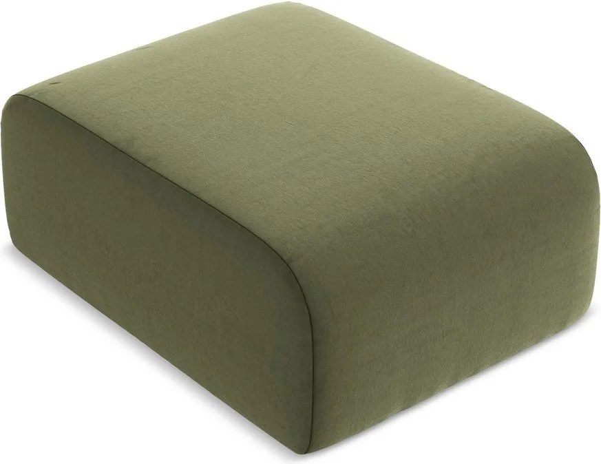 Zöld bársony lábtartó Lani – Makamii