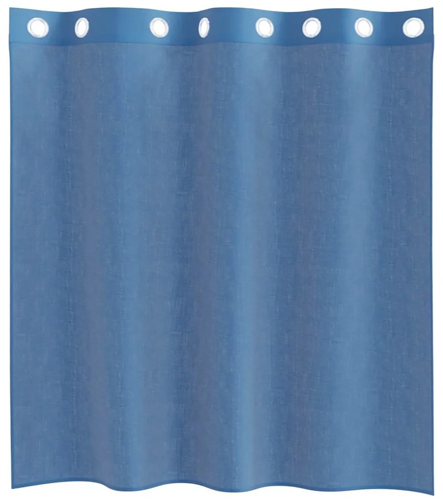 2 db királykék voile függönyök grommets