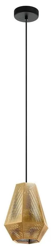 Eglo 43226 - Csillár zsinóron CHIAVICA 1xE27/28W/230V átm. 20 cm arany