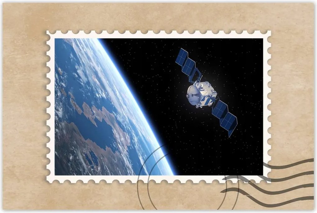 Poszterek 60x40 Mesterséges műhold űr