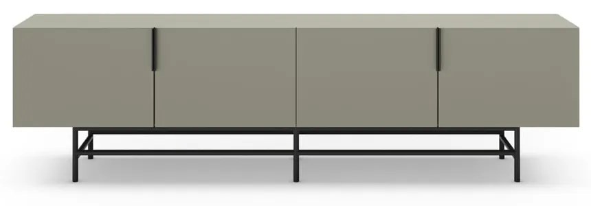 Zöldesszürke TV-állvány 200x63,5 cm Eldia – Marckeric