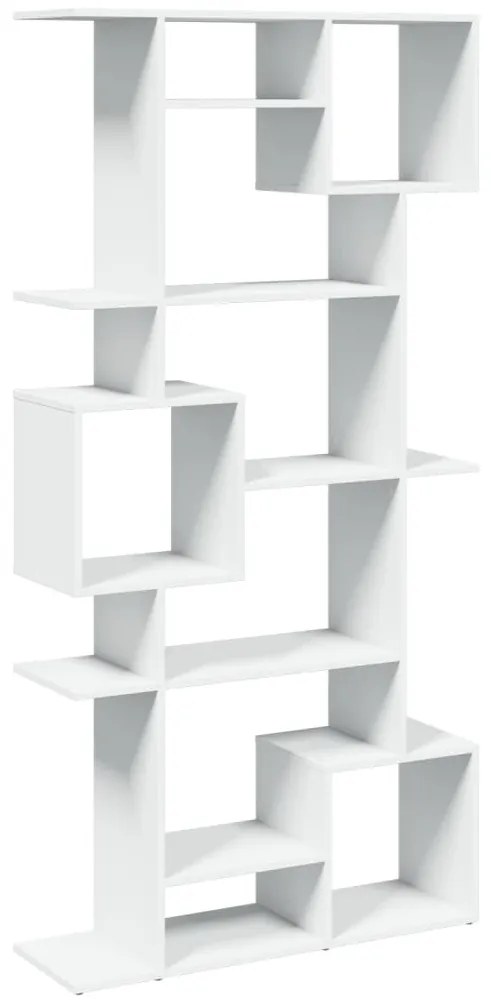 fehér szerelt fa könyvszekrény 92 x 29 x 188 cm