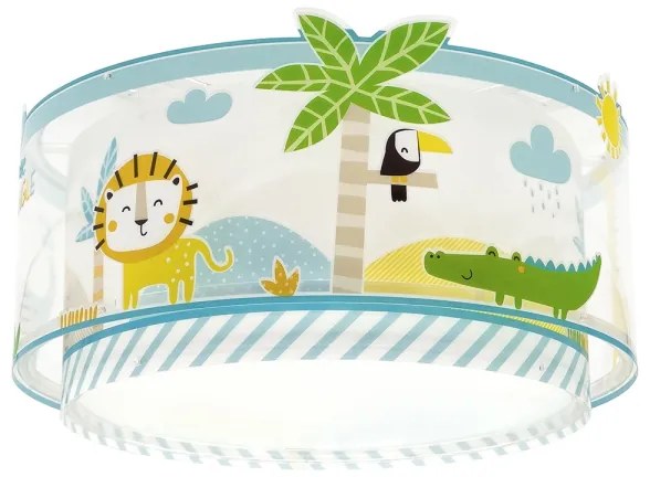 Dalber 76116 - Gyermek mennyezeti lámpa JUNGLE 2xE27/15W/230V