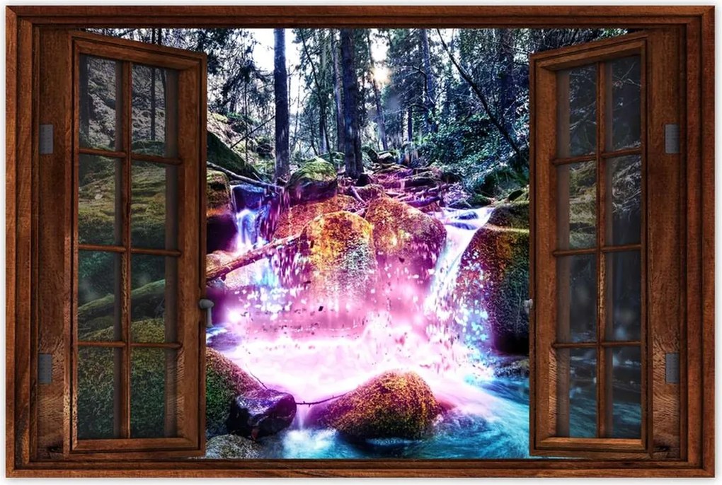 Poszterek 60x40 Patak a hegyekben Tájkép