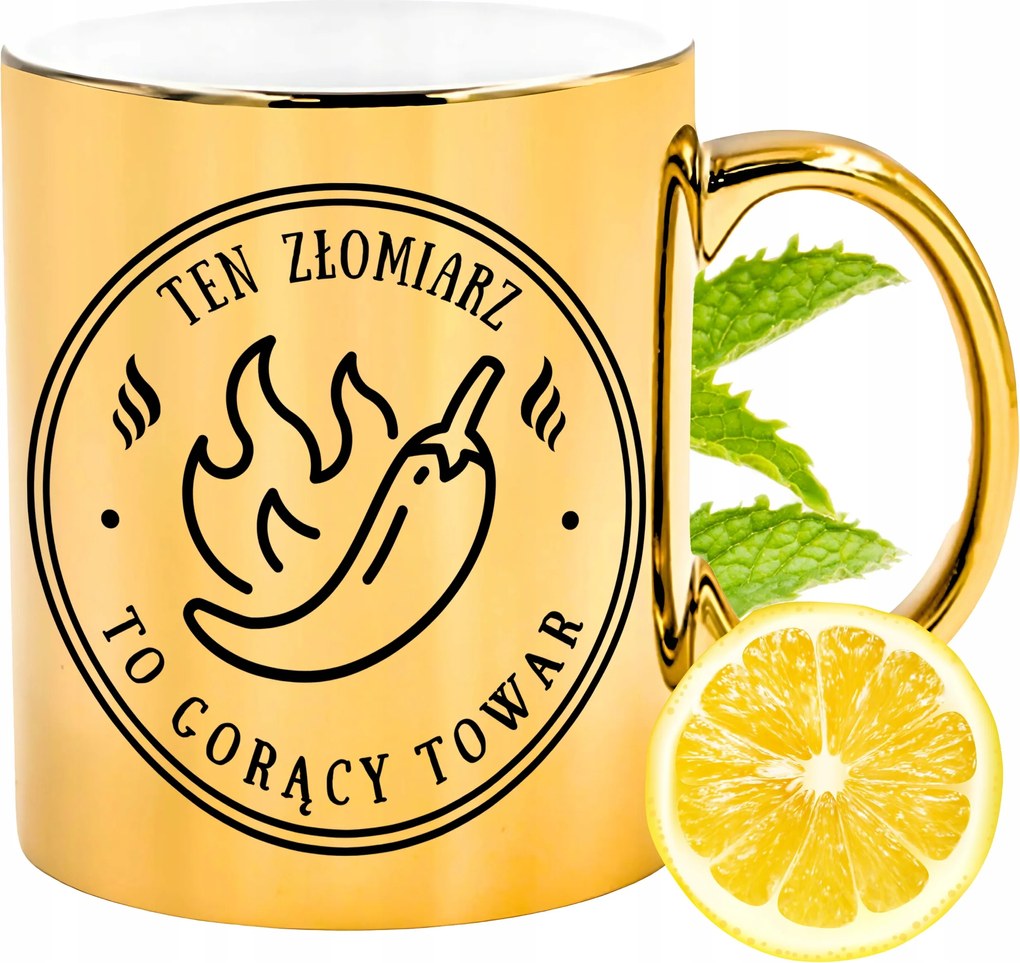 Prémium Arany Csillogó Bögre Aranyos Ajándék Nyomtatott Fotóval