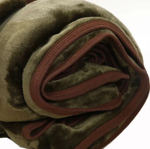 Horgász vadász egy rétegű Flanel Fleece takaró hordozóval