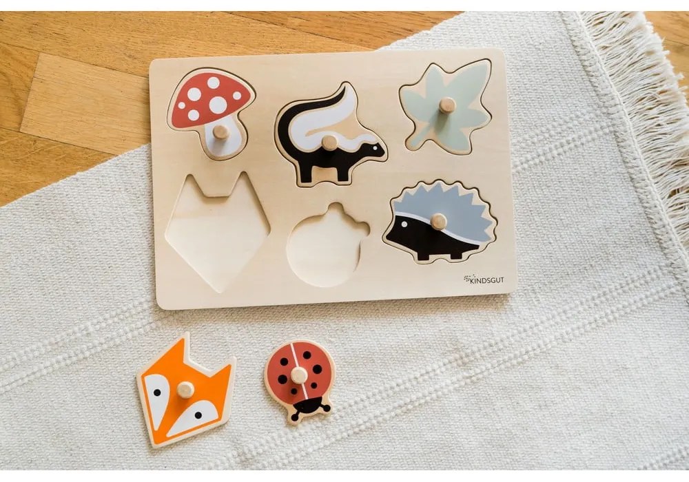 Fa formabeillesztős puzzle (részek száma 6) Forest – Kindsgut