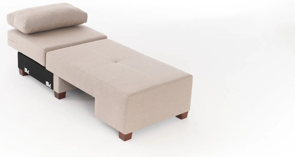 Egyzemélyes kanapéágy- Perenna Linen Balos - Krém
