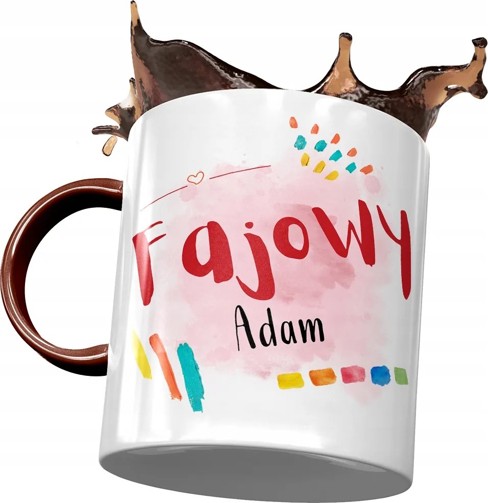 Bordó Bögre Ádám Férj Kolléga Ajándék Nyomtatott Fotóval