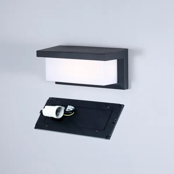 Brilagi -LED RGBW Kültéri fali lámpatest BRICKY 1xE27/9W/230V antracit IP54