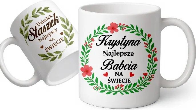 Bögre Nagymama És Nagypapa Napja Nagymama Nagypapa Név Nyomtatás Személyre szabott