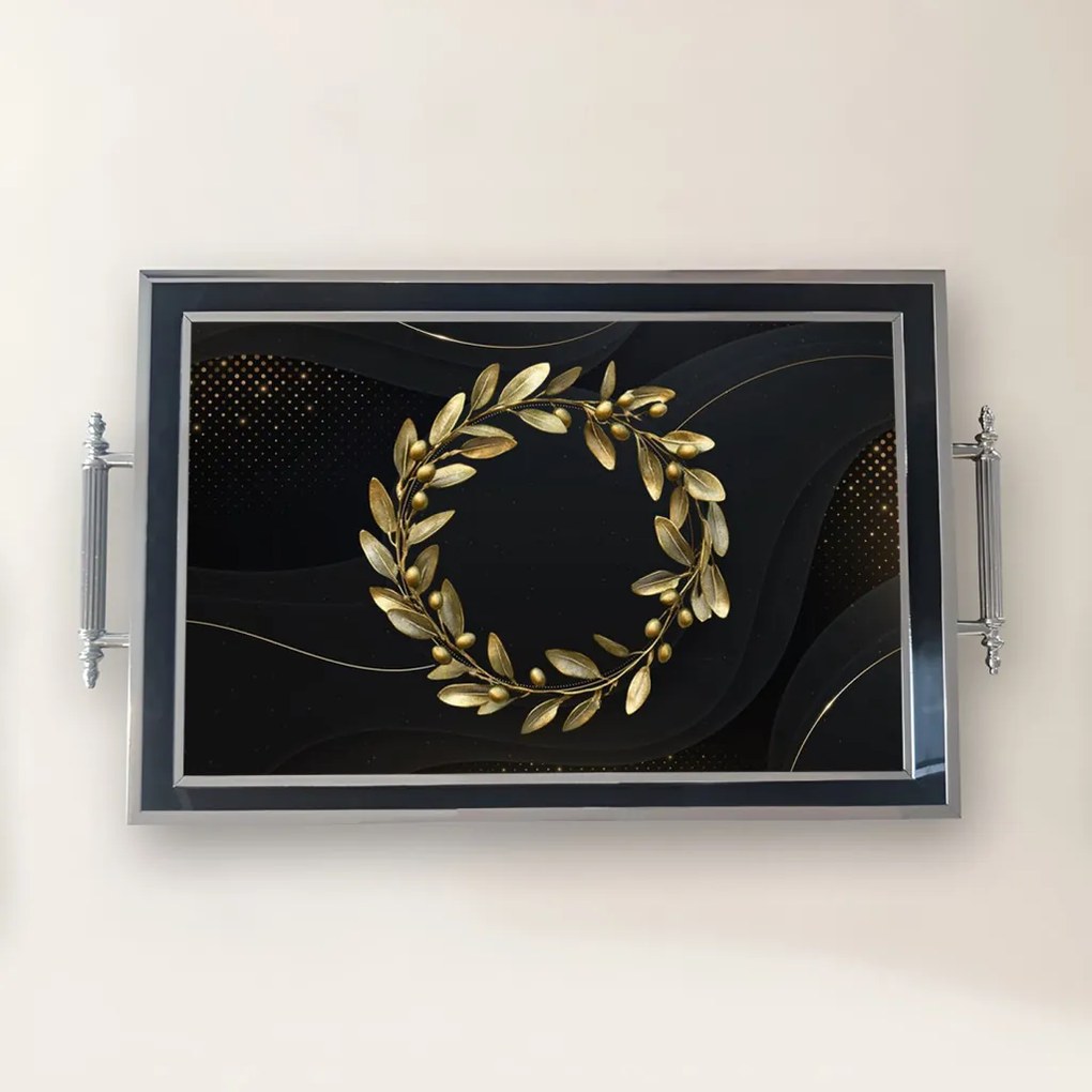 Üveg tálca, 38×24 cm – TPG9764