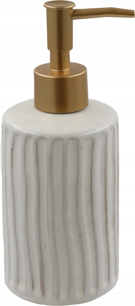 Kézi álló szappanadagoló Bisk 200 ml sárga és arany árnyalatok