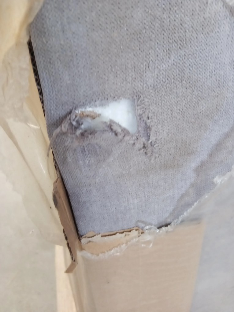 Akciós kárpitozott boxspring ágy MERALIS 80x200 cm szürke II. osztály Matrac: Bonell rugós matrac