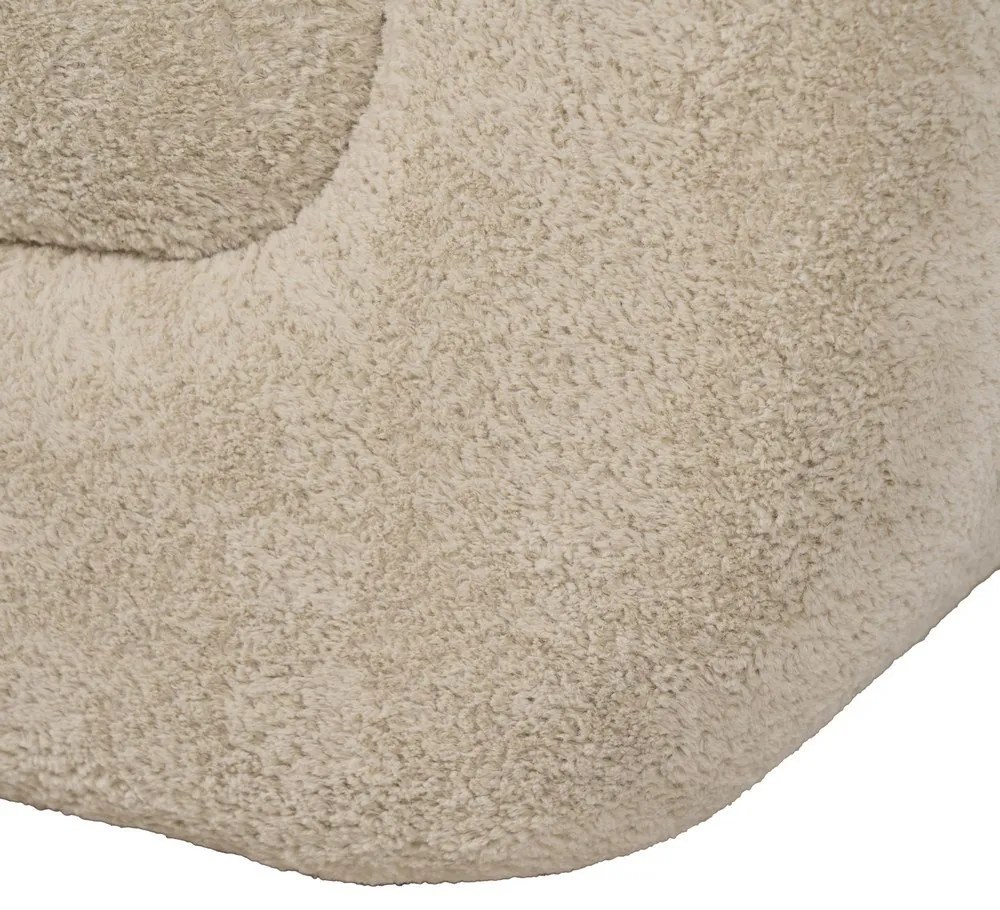 Bézs buklé puff – Ixia