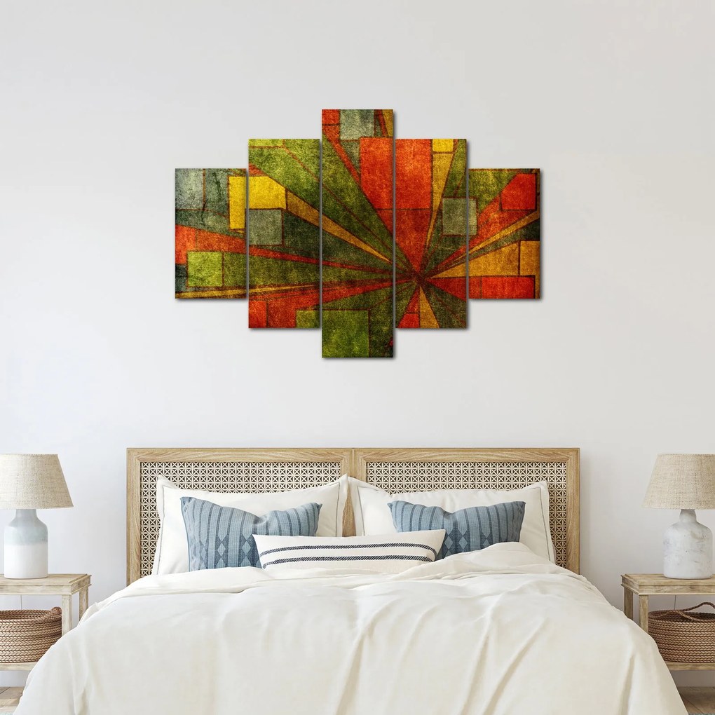A geometriai absztrakció képe (150x105 cm)