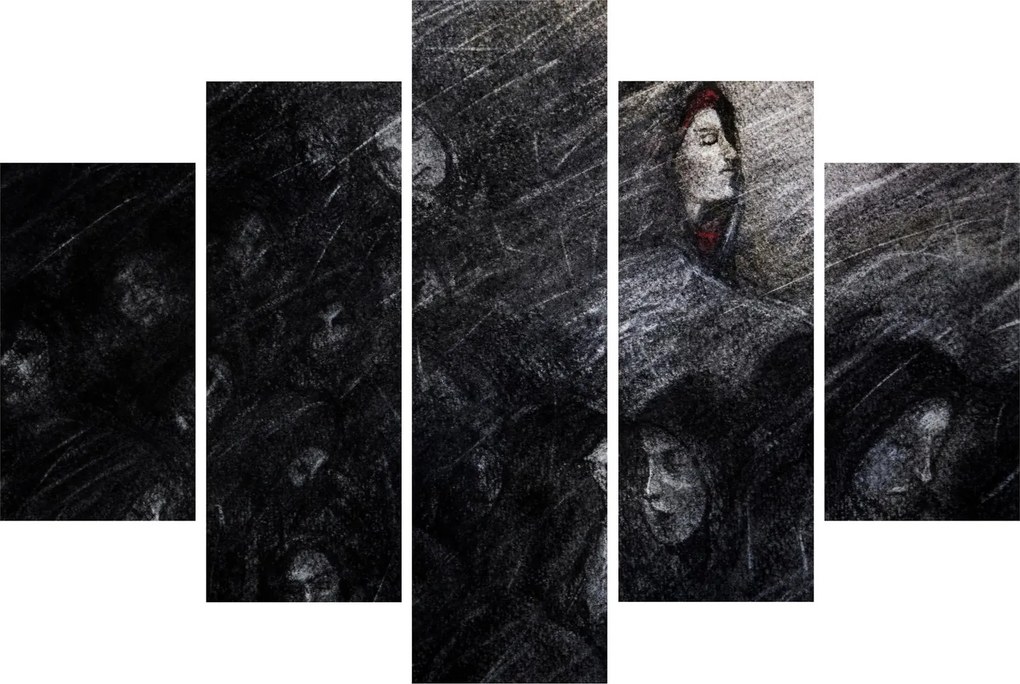 Kép - Szomorúság és lemondás (150x105 cm)