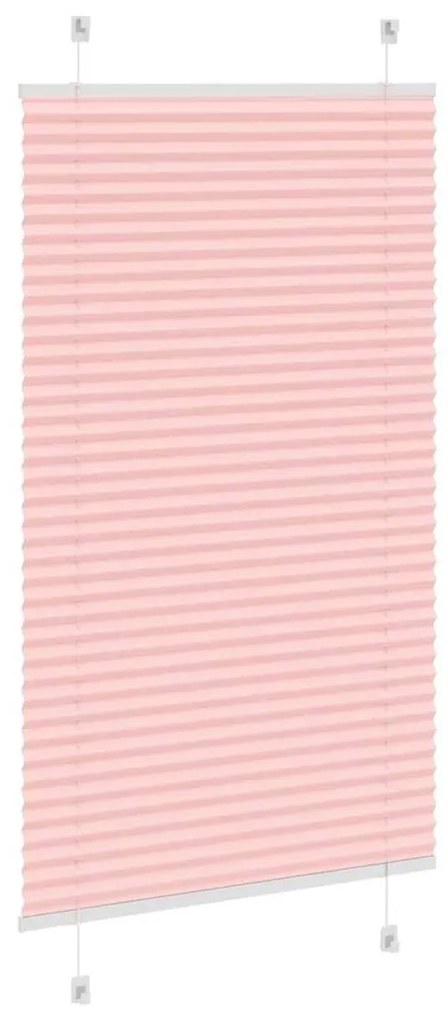 pliszírozott redőny rózsaszín 75x150 cm szövetszélesség 74,4 cm
