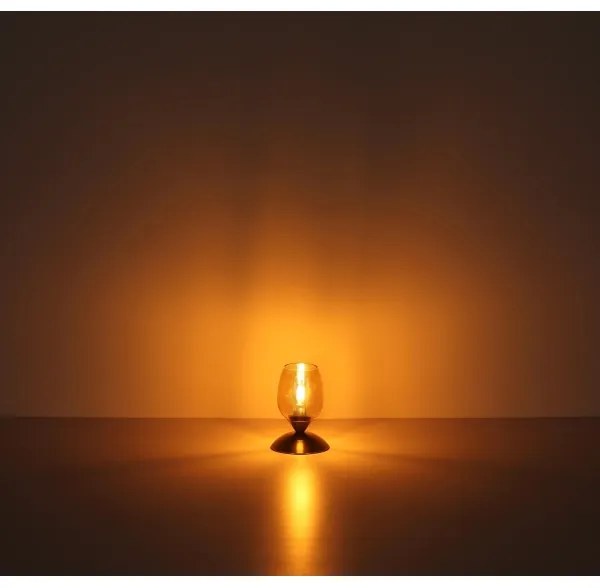 Globo 24007M - Asztal érintős lámpa KUWAITA 1xE14/25W/230V réz