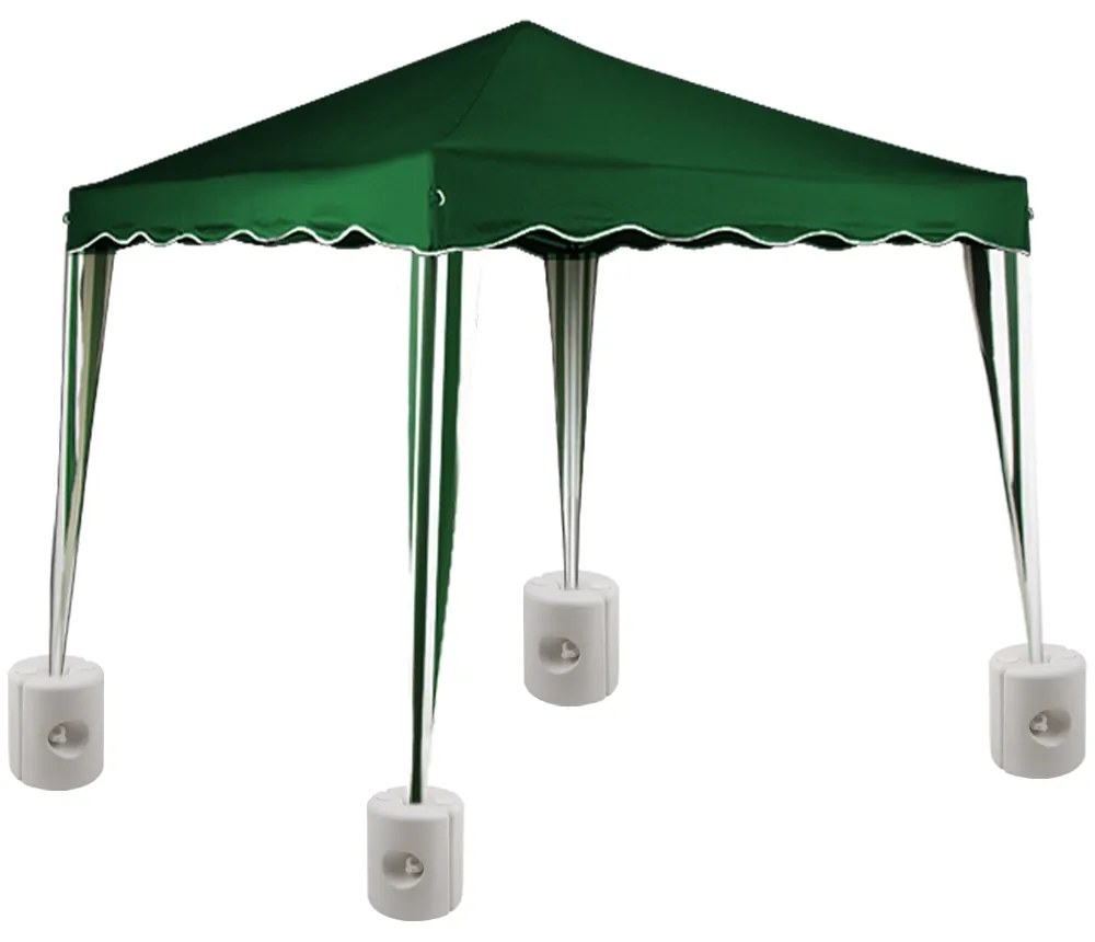 Casaria® Súly készlet pavilonhoz - 4 db fehér