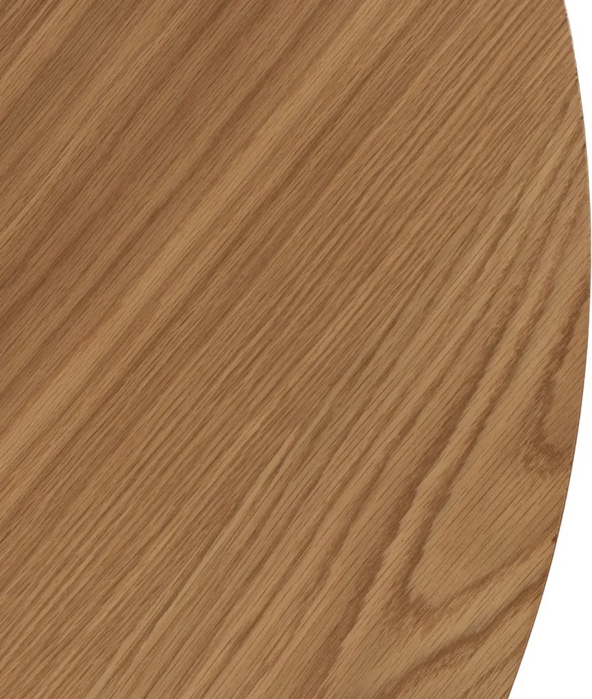 Étkezőasztal 100 cm arany tölgy / fekete színkombinációban – LINO