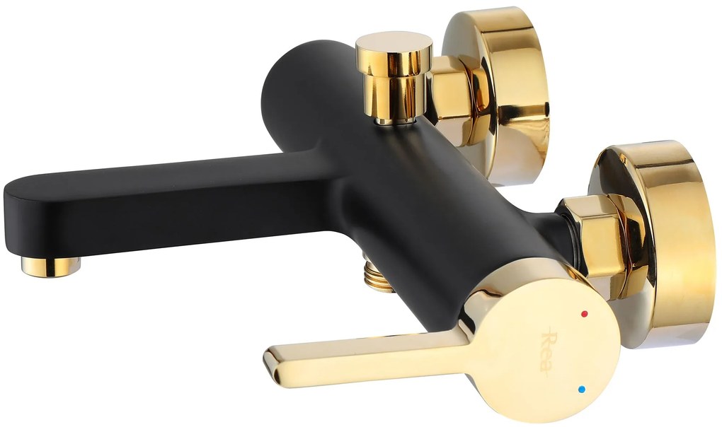 Fürdőkád csaptelep Polo Black Gold
