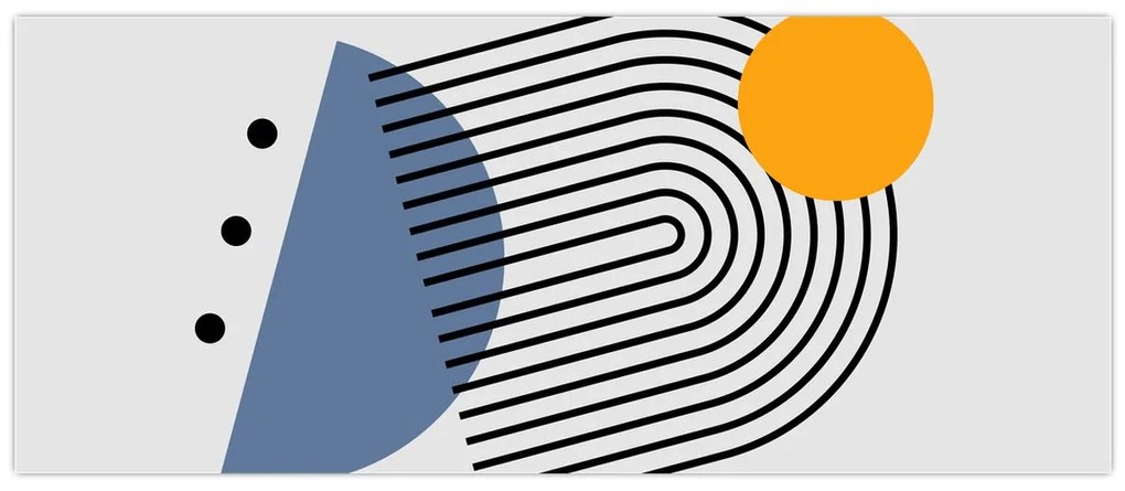 Kép - Minimalista absztrakció N⁰2 (120x50 cm)