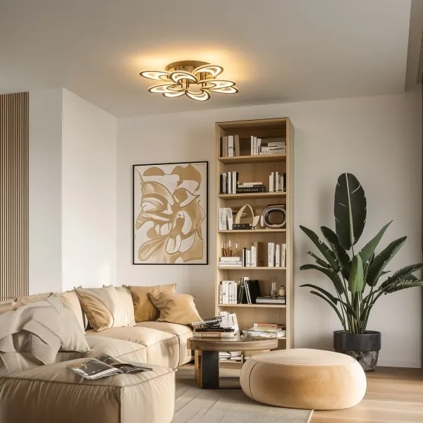 Brilagi - LED Dimmelhető felületre szerelhető csillár TWIST LED/125W/230V 3000-6500K + távirányító