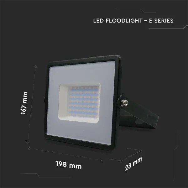 LED Reflektor LED/50W/230V 4000K IP65 fekete