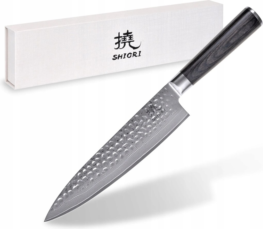 Shiori Chairo Sifu damaszkuszi acél szakácskés 20 cm
