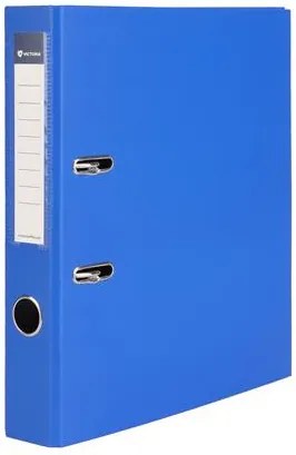 Iratrendező, 50 mm, A4, PP/karton, VICTORIA OFFICE, Basic, királykék (IDI50KKN)