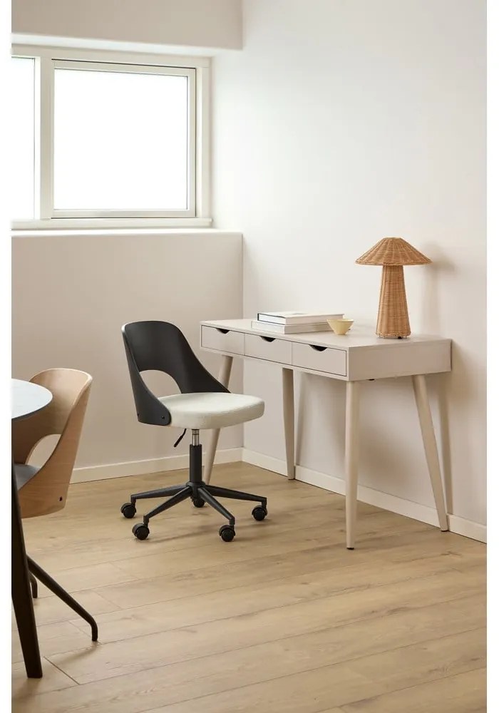 Fekete-bézs irodai szék Lucy – Actona