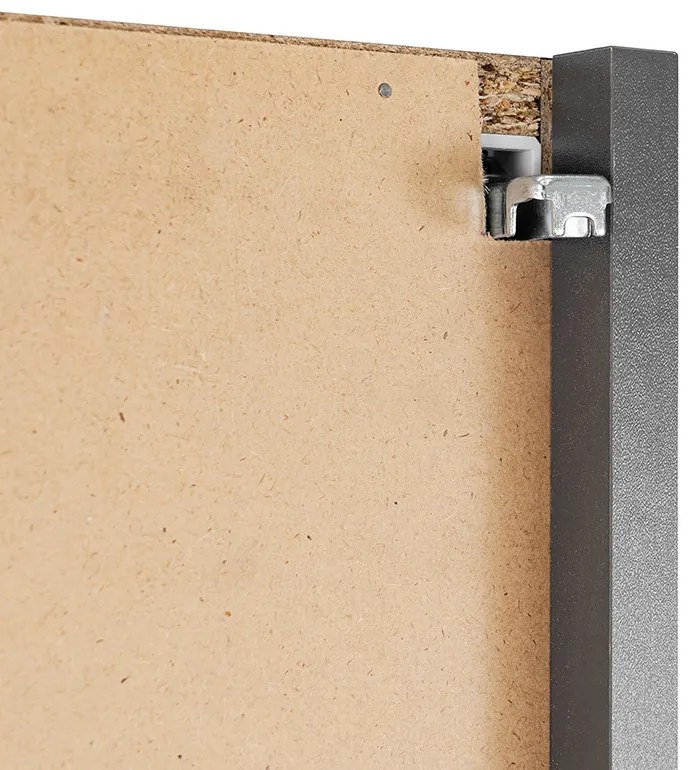 Vario Forte 35 függesztett oldal szekrény antracit-fehér